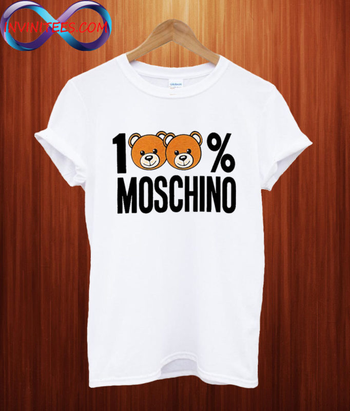 amazing good quality adult beautiful 100 Moschino T shirt